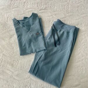 FIGS Women's Scrub Set in Dusty Blue